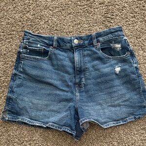 American Eagle Outfitters Dark Blue Jean Shorts